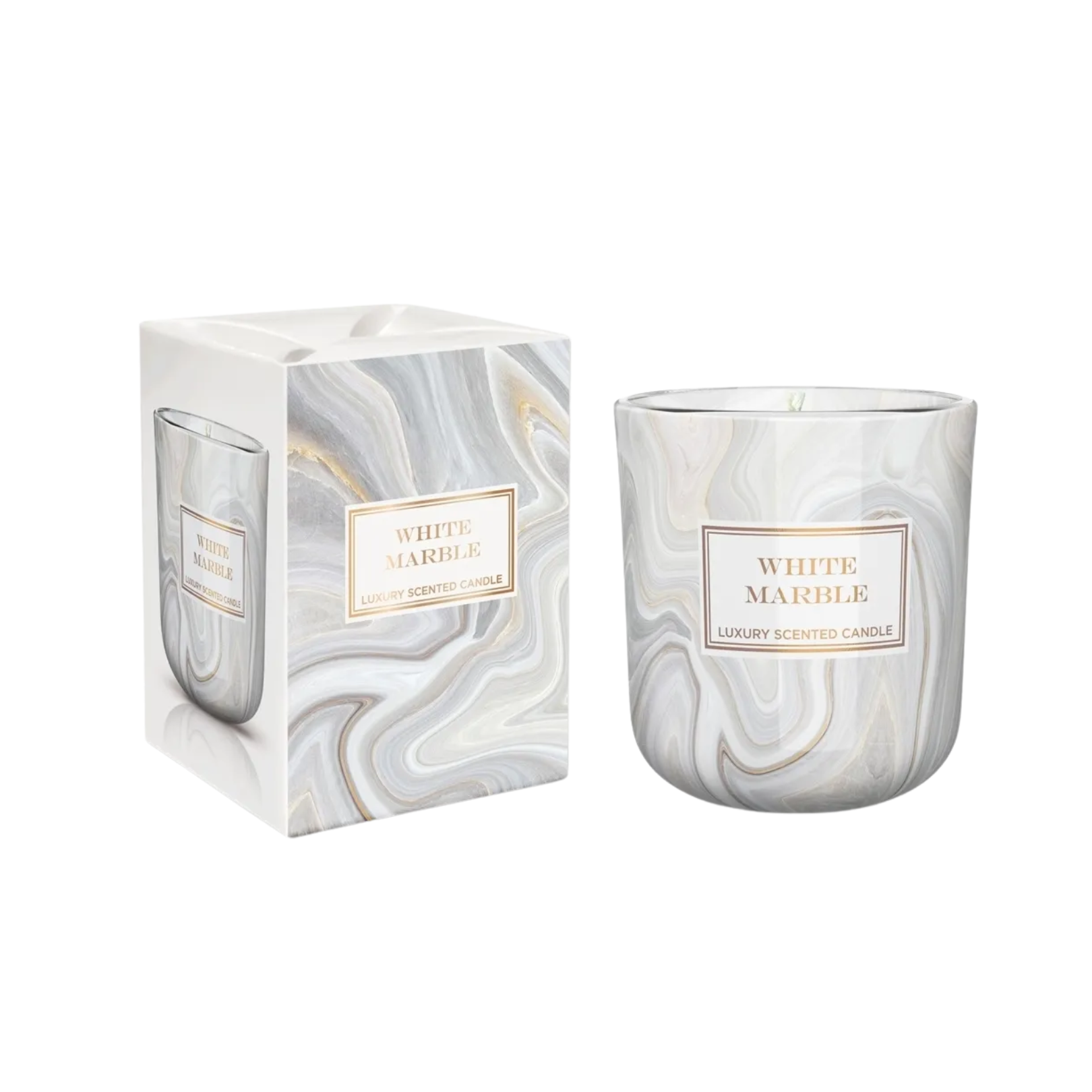 Nến Thơm White Marble – Marble Collection 1 Nến Thơm White Marble – Marble Collection